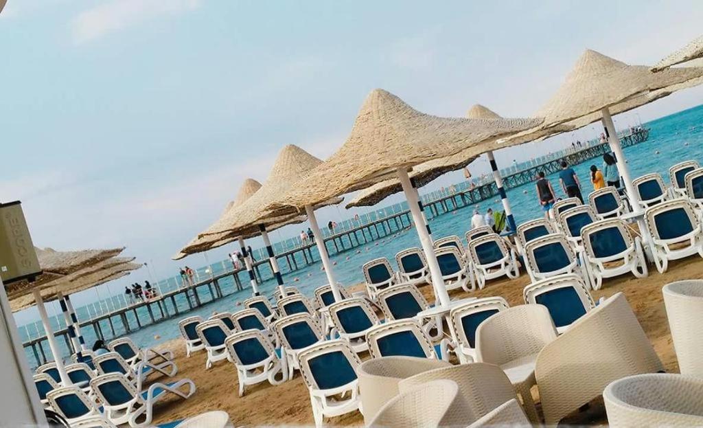 Seaview Chalets In Porto South Beach - Families Only Ain Sukhna Extérieur photo